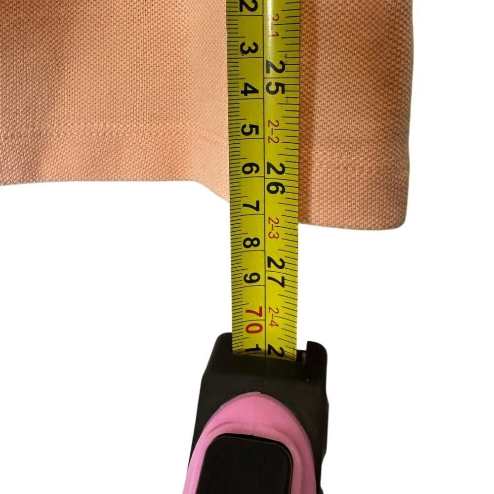 Augusta Masters Logo PGA Golf Size Large Women Sleeveless Polo Peach Pink Preppy - Picture 6 of 7